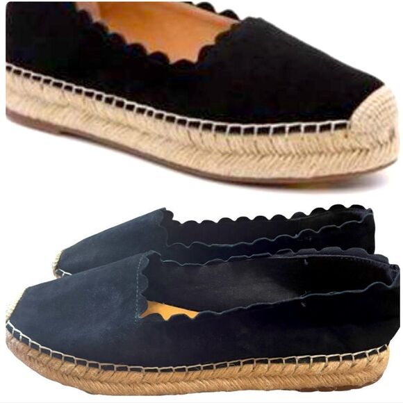 CROWN VINTAGE Brae Black Espadrilles SIZE 9.5 - Picture 1 of 13